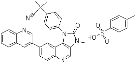 BEZ235 Tosylate molecular structure (CAS 1028385-32-1)