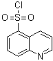 structure of CAS# 102878-84-2, 5-Quinolinesulfonyl chloride