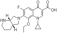 structure of CAS# 1029364-75-7, 8-Ethoxymoxifloxacin;1-Cyclopropyl-8-ethoxy-6-fluoro-7-[(4aS,7aS)-octahydro-6H-pyrrolo[3,4-b]pyridin-6-yl]-4-oxo-1,4-dihydroquinoline-3-carboxylic acid