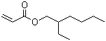 丙烯酸 2-乙基己酯分子结构 (CAS 103-11-7)