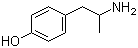 4-(2-氨基丙基)苯酚分子结构 (CAS 103-86-6)
