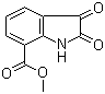 靛红-7-甲酸甲酯分子结构 (CAS 103030-10-0)