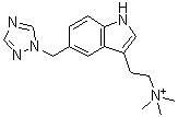 N,N,N-三甲基-5-(1H-1,2,4-三唑-1-基甲基)-1H-吲哚-3-乙铵分子结构 (CAS 1030849-63-8)