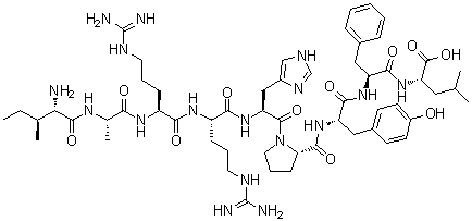 Human kinetensin molecular structure (CAS 103131-69-7)