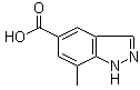 7-甲基-1H-吲唑-5-羧酸分子结构 (CAS 1031417-41-0)