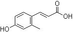 3-(4-羟基-2-甲基苯基)-2-丙烯酸分子结构 (CAS 103203-88-9)