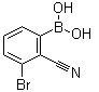 结构式 CAS# 1032231-32-5, 3-溴-2-氰基苯硼酸