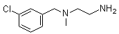 N1-[(3-Chlorophenyl)methyl]-N1-methyl-1,2-ethanediamine molecular structure (CAS 103264-69-3)