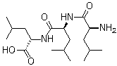 structure of CAS# 10329-75-6, L-Leucyl-L-leucyl-L-leucine;Leucylleucylleucine; Trileucine