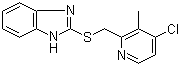 2-(4-氯-3-甲基-2-吡啶基甲硫基)-1H-苯并咪唑分子结构 (CAS 103312-62-5)