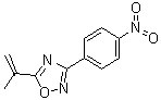 5-(异丙烯基)-3-(4-硝基苯基)-1,2,4-恶二唑分子结构 (CAS 1033202-00-4)