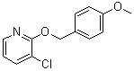 3-氯-2-[(4-甲氧基苯基)甲氧基]吡啶分子结构 (CAS 1033202-56-0)