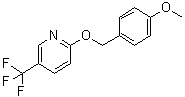 structure of CAS# 1033202-62-8, 2-[(4-Methoxyphenyl)methoxy]-5-(trifluoromethyl)pyridine