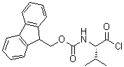 N-(9-芴基甲氧羰基)-L-缬氨酰氯分子结构 (CAS 103321-53-5)