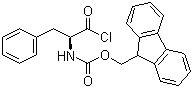 N-(9-芴甲氧羰基)苯丙氨酰氯分子结构 (CAS 103321-57-9)