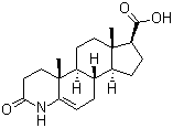 3-氧代-4-氮杂-5-雄烷-17b-羧酸分子结构 (CAS 103335-54-2)