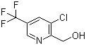 structure of CAS# 1033463-31-8, [3-Chloro-5-(trifluoromethyl)pyridin-2-yl]methanol