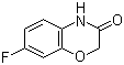 structure of CAS# 103361-99-5, 7-Fluoro-4H-benzo[1,4]oxazin-3-one;3-Oxo-7-fluoro-3,4-dihydro-2H-benzo[b][1,4]oxazine; 7-Fluoro-2H-1,4-benzoxazin-3(4H)-one