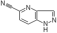 structure of CAS# 1033772-22-3, 1H-Pyrazolo[4,3-b]pyridine-5-carbonitrile