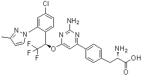 结构式 CAS# 1033805-28-5, Telotristat