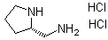 structure of CAS# 103382-84-9, (S)-2-Pyrrolidinemethanamine dihydrochloride