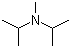 structure of CAS# 10342-97-9, N,N-Diisopropylmethylamine;N-Methyldiisopropylamine