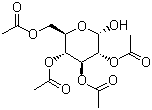 2,3,4,6-四乙酰-D-葡萄糖分子结构 (CAS 10343-06-3)
