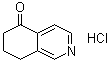structure of CAS# 103441-65-2, 7,8-Dihydroisoquinolin-5(6H)-one hydrochloride