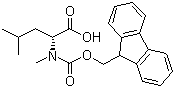 structure of CAS# 103478-63-3, Fmoc-N-methyl-D-leucine;N-(9-Fluorenylmethyloxycarbonyl)-N-methyl-D-leucine; Fmoc-N-Me-D-Leu-OH