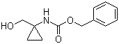 N-[1-(羟甲基)环丙基]氨基甲酸苯甲酯分子结构 (CAS 103500-22-7)