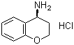 structure of CAS# 1035093-81-2, (S)-Chroman-4-ylamine hydrochloride;3,4-Dihydro-2H-1-benzopyran-4-amine hydrochloride