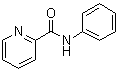 N-苯基-2-吡啶甲酰胺分子结构 (CAS 10354-53-7)