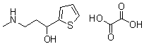 alpha-[2-(Methylamino)ethyl]-2-thiophenemethanol ethanedioate molecular structure (CAS 1035456-54-2)