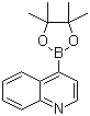 结构式 CAS# 1035458-54-8, 喹啉-4-硼酸频哪醇酯