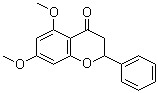 5,7-Dimethoxyflavanone molecular structure (CAS 1036-72-2)