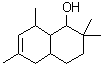 1,2,3,4,4a,5,8,8a-Octahydro-2,2,6,8-tetramethyl-1-naphthalenol molecular structure (CAS 103614-86-4)