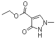 2,3-二氢-1-甲基-3-氧代-1H-吡唑-4-羧酸乙酯分子结构 (CAS 103626-03-5)