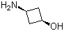 结构式 CAS# 1036260-43-1, 顺式-3-氨基环丁醇