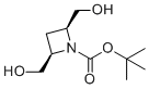 (2R ,4S)-Rel-2,4-bis(hydroxymethyl)-1-azetidinecarboxylic acid 1,1-dimethylethyl ester molecular structure (CAS 1036262-52-8)