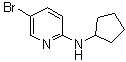 structure of CAS# 1036468-34-4, 5-Bromo-N-cyclopentyl-2-pyridinamine