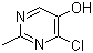 4-氯-2-甲基-5-嘧啶醇分子结构 (CAS 103660-23-7)