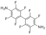 structure of CAS# 1038-66-0, 4,4'-Diaminooctafluorobiphenyl