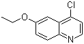 4-氯-6-乙氧基喹啉分子结构 (CAS 103862-63-1)