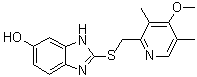 2-[[(4-Methoxy-3,5-dimethyl-2-pyridinyl)methyl]thio]-1H-benzimidazol-6-ol molecular structure (CAS 103877-02-7)