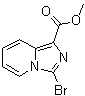 3-溴咪唑并[1,5-a]吡啶-1-羧酸甲酯分子结构 (CAS 1039357-00-0)
