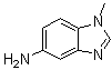1-甲基-1H-苯并咪唑-5-胺分子结构 (CAS 10394-38-4)