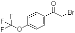 结构式 CAS# 103962-10-3, 2-溴-4'-(三氟甲氧基)苯乙酮