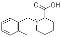 1-[(2-Methylphenyl)methyl]-2-piperidinecarboxylic acid molecular structure (CAS 1039714-46-9)
