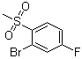 结构式 CAS# 1039744-23-4, 2-溴-4-氟-1-(甲基磺酰基)苯