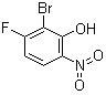 2-溴-3-氟-6-硝基苯酚分子结构 (CAS 103979-08-4)